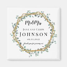 Vielen Dank, dass Sie Elegant Greenerity Magnete f