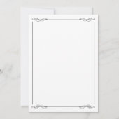 Vielen Dank, dass Sie Englisch und Hebräisch Red B Dankeskarte (Rückseite)