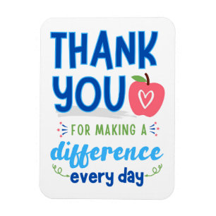 Vielen Dank, dass Sie etwas bewegen Magnet