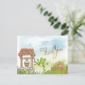 Vielen Dank, dass Sie Frog Postcard Postkarte (Stehend Vorderseite)
