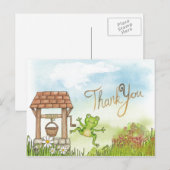 Vielen Dank, dass Sie Frog Postcard Postkarte (Vorne/Hinten)