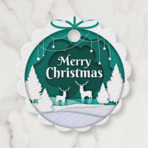 Vielen Dank, dass Sie frohe Weihnachts-Fvor-Tags Geschenkanhänger