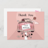 Vielen Dank, dass Sie gerade verheiratet sind Post Postkarte (Vorne/Hinten)