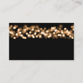 Vielen Dank, dass Sie Gold Hollywood Glam einfügen Begleitkarte (Rückseite)