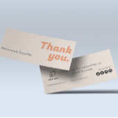 Vielen Dank, dass Sie hausgemachte Waren Werbearti