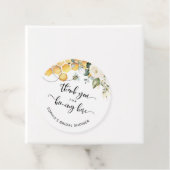 Vielen Dank, dass Sie hier sind und Gefälligkeitst Geschenkanhänger (Beispiel)