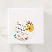 Vielen Dank, dass Sie hier sind und Gefälligkeitst Geschenkanhänger (Beispiel)