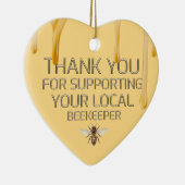 Vielen Dank, dass Sie Honey Tropfen Gelbe Ornament (Rechts)