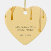 Vielen Dank, dass Sie Honey Tropfen Gelbe Ornament (Hinten)