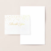 Vielen Dank, dass Sie Ihre Card Gold verfälscht ha Folienkarte (Anzeige)