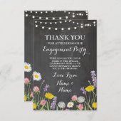 Vielen Dank, dass Sie Ihre Card Verlobung Hochzeit Einladung (Vorne/Hinten)