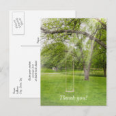 Vielen Dank, dass Sie in der Sonne schwingen Postkarte (Vorne/Hinten)