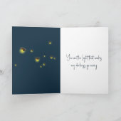 Vielen Dank, dass Sie in Glass Jar Gläser gefangen Karte (Innenseite)