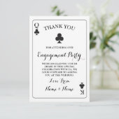 Vielen Dank, dass Sie Karten spielen King Queen Ac (Stehend Vorderseite)