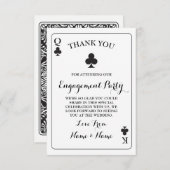 Vielen Dank, dass Sie Karten spielen King Queen Ac (Vorne/Hinten)