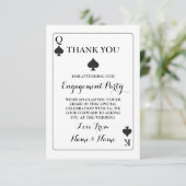 Vielen Dank, dass Sie Karten spielen King Queen Ac (Stehend Vorderseite)