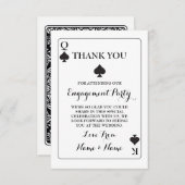 Vielen Dank, dass Sie Karten spielen King Queen Ac (Vorne/Hinten)