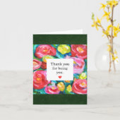 Vielen Dank, dass Sie lebendig und farbenfroh sind Karte (Gelbe Blume)