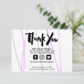 Vielen Dank, dass Sie Marble Lila modische, benutz (Stehend Vorderseite)