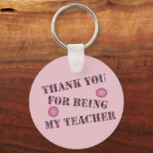 Vielen Dank, dass Sie mein Lehrer mit dem eigenen  Schlüsselanhänger (Vorderseite)