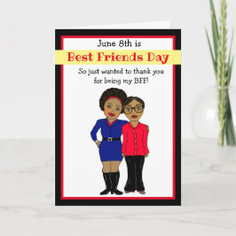 Vielen Dank, dass Sie meine beste Freundschaftskar Karte