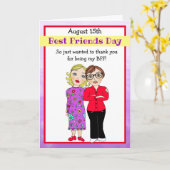 Vielen Dank, dass Sie meine beste Freundschaftskar Karte (Gelbe Blume)