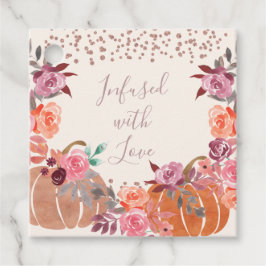 Vielen Dank, dass Sie mit der Liebe Herbst Blumeng Geschenkanhänger