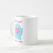 Vielen Dank, dass Sie mit Herz-Kreislauf-System he Kaffeetasse (Vorderseite Links)