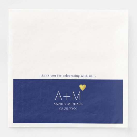 Vielen Dank, dass Sie mit uns feiern... Serviette (Vorderseite)