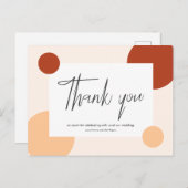 Vielen Dank, dass Sie mit uns gefeiert haben.. Postkarte (Vorne/Hinten)