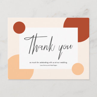 Vielen Dank, dass Sie mit uns gefeiert haben.. Postkarte