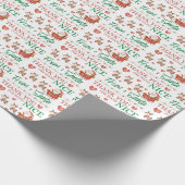 Vielen Dank, dass Sie nett vom Weihnachtswrapping  Geschenkpapier (Ecke)