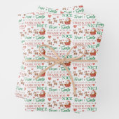 Vielen Dank, dass Sie nette Verpackungsblätter sin Geschenkpapier Set (Beispiel)