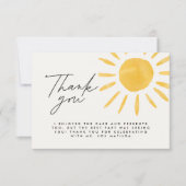 Vielen Dank, dass Sie niedlich Spaß haben Wasserfa Dankeskarte (Vorderseite)