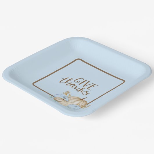 Vielen Dank, dass Sie Paper Plate geben Pappteller (Gewinkelt)