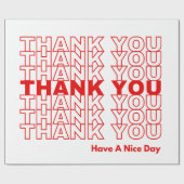 Vielen Dank, dass Sie Papier für kleine Unternehme Geschenkpapier (Flach)