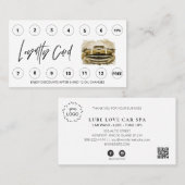 *~* Vielen Dank, dass Sie QR Lube Car Wash LOGO Au Treuekarte (Vorne/Hinten)