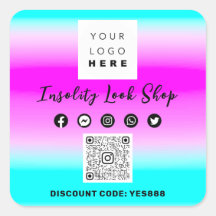 Vielen Dank, dass Sie QRCODE-Logo-Rabatt-Code Rosa