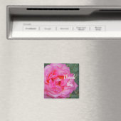 Vielen Dank, dass Sie Rose Bloom Foto Aufwertung. Magnet (In Situ (Geschirrspüler))