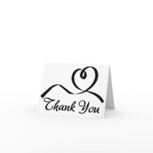 Vielen Dank, dass Sie Schwarz-Weiß-Hochzeit-Liebe