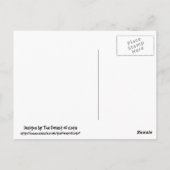 Vielen Dank, dass Sie Schweinebräu und Bräutigam f Postkarte (Rückseite)