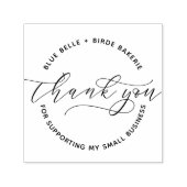 Vielen Dank, dass Sie Script Baked Goods Bakery Bu Permastempel (Design)