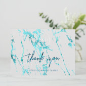 Vielen Dank, dass Sie Script Business Insert Logo  Einladung (Stehend Vorderseite)