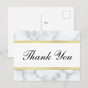 Vielen Dank, dass Sie Script Elegante Imitate Whit Postkarte