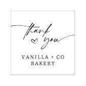Vielen Dank, dass Sie Script Heart Bakods Bakery B Permastempel (Design)