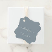 Vielen Dank, dass Sie Script schreiben Dusty Blue  Geschenkanhänger (Beispiel)