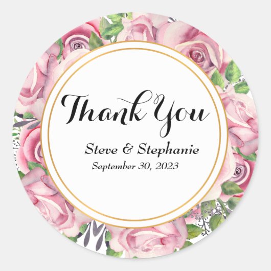 Vielen Dank, dass Sie Script Sticker (Vorderseite)