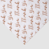 Vielen Dank, dass Sie Script Typografy Tissue Pape Seidenpapier