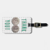 Vielen Dank, dass Sie selbst Einladungs-Embryonen Gepäckanhänger (Vorderseite horizontal)