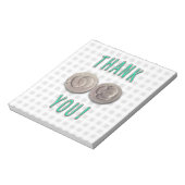 Vielen Dank, dass Sie selbst Einladungs-Embryonen Notizblock (Rotiert)